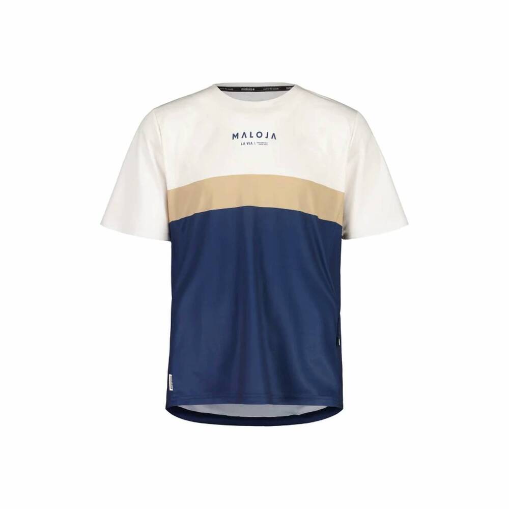 NEW MALOJA men's barettim multi tee in night sky